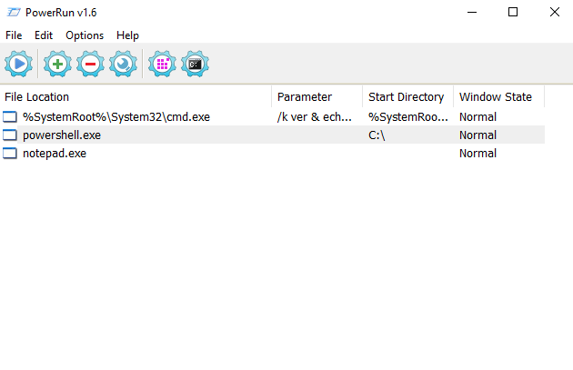 PowerRun &ndash; Cấp Quyền Chỉnh Sửa Quản Trị Cho Registry, CMD