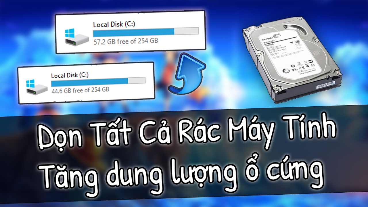 C&aacute;ch Dọn R&aacute;c Chuy&ecirc;n S&acirc;u Tăng Dung Lượng Cho PC, Laptop