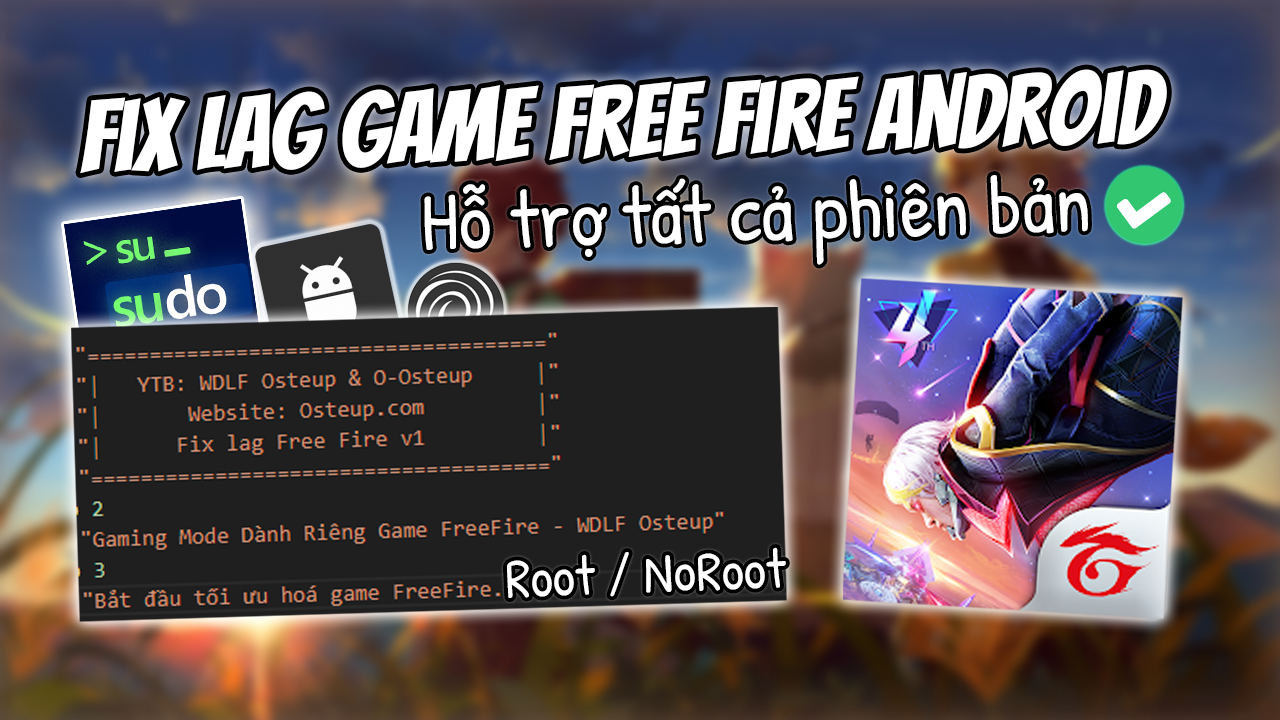 Fix Lag & Giảm Lag Free Fire Tất Cả C&aacute;c Phi&ecirc;n Bản