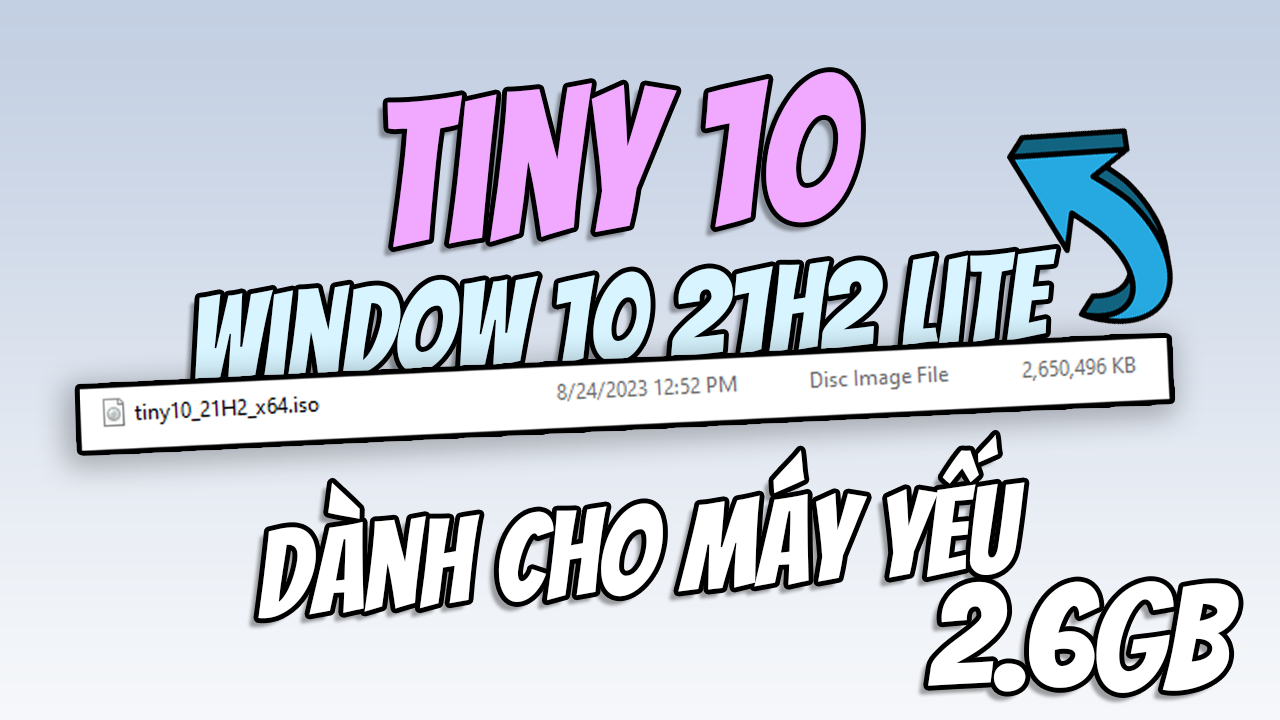 Tiny10 &ndash; Windows 10 Lite 21H2 LTSC build 19044.1586 (x64)