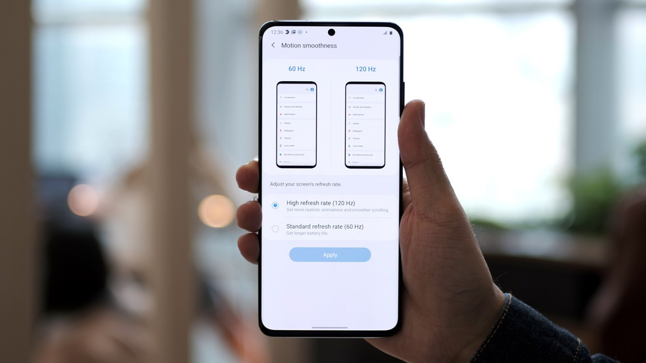 K&iacute;ch hoạt 90/120hz tr&ecirc;n tất cả d&ograve;ng m&aacute;y androids
