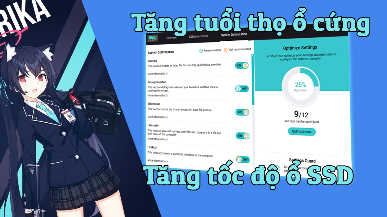 SSD Fresh &ndash; Tăng Tốc Ổ SSD Hiệu Quả, Tối Ưu Tốc Độ